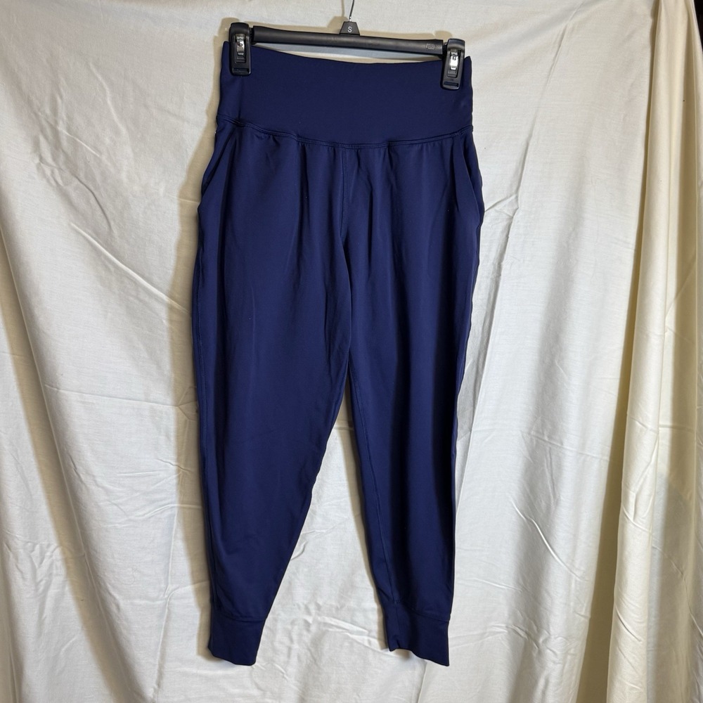 Under Armour Jogger Pants Womens Small Black Fitted High Rise Athletic Yoga